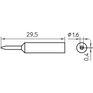 Lötspitze Meisselform 1.6 mm