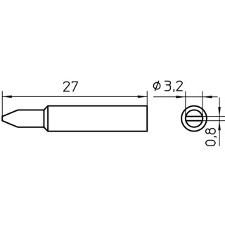 Lötspitze Meisselform 3.2 mm