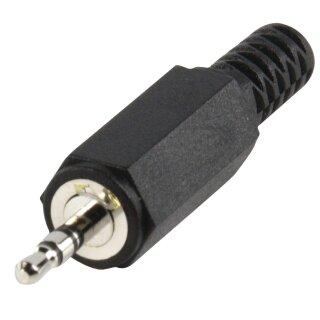Audio-Stecker 2.5 mm Male Schwarz