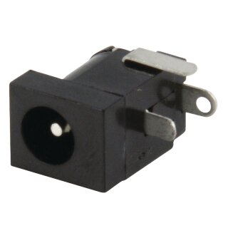 Netzstecker Female PVC Schwarz