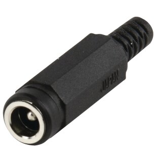 Netzstecker Female PVC Schwarz