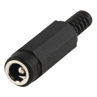 Netzstecker Female PVC Schwarz