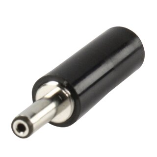 Netzstecker Male PVC Schwarz