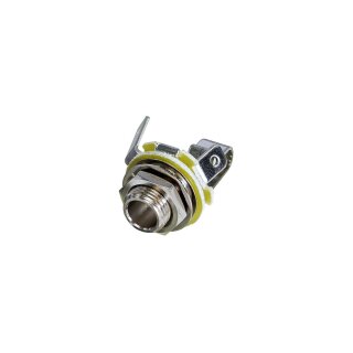 Audio-Stecker 6.35 mm Female Silber