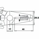 Abziehzange Crimper/Abisolierer/Schneider