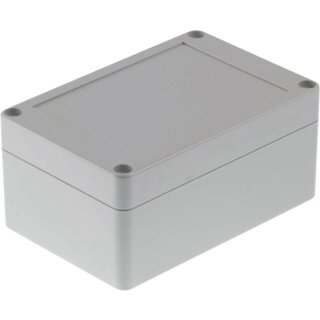 Kunststoffgehäuse 80 x 120 x 55 mm hellgrau PC IP65