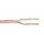 Lautsprecherkabel auf Rolle 2x 0.22 mm² 100 m Transparent