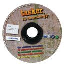 Datenkabel auf Rolle 6x 0.25 - 100 m Schwarz