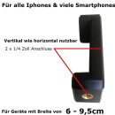 Eurosell Smartphone iphone Stativ 130cm Kamerastativ hoch groß Foto Video TRIPOD21S