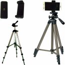 Eurosell Smartphone iphone Stativ 130cm Kamerastativ hoch groß Foto Video TRIPOD21S