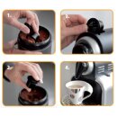 3 Stück Kaffee Capsule for Nespresso Machines Kapsel zum selber füllen wiederverwendbar Coffeeduck