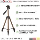 TRIPOD19 S Alu Tripod für Smartphone iphone Stativ...