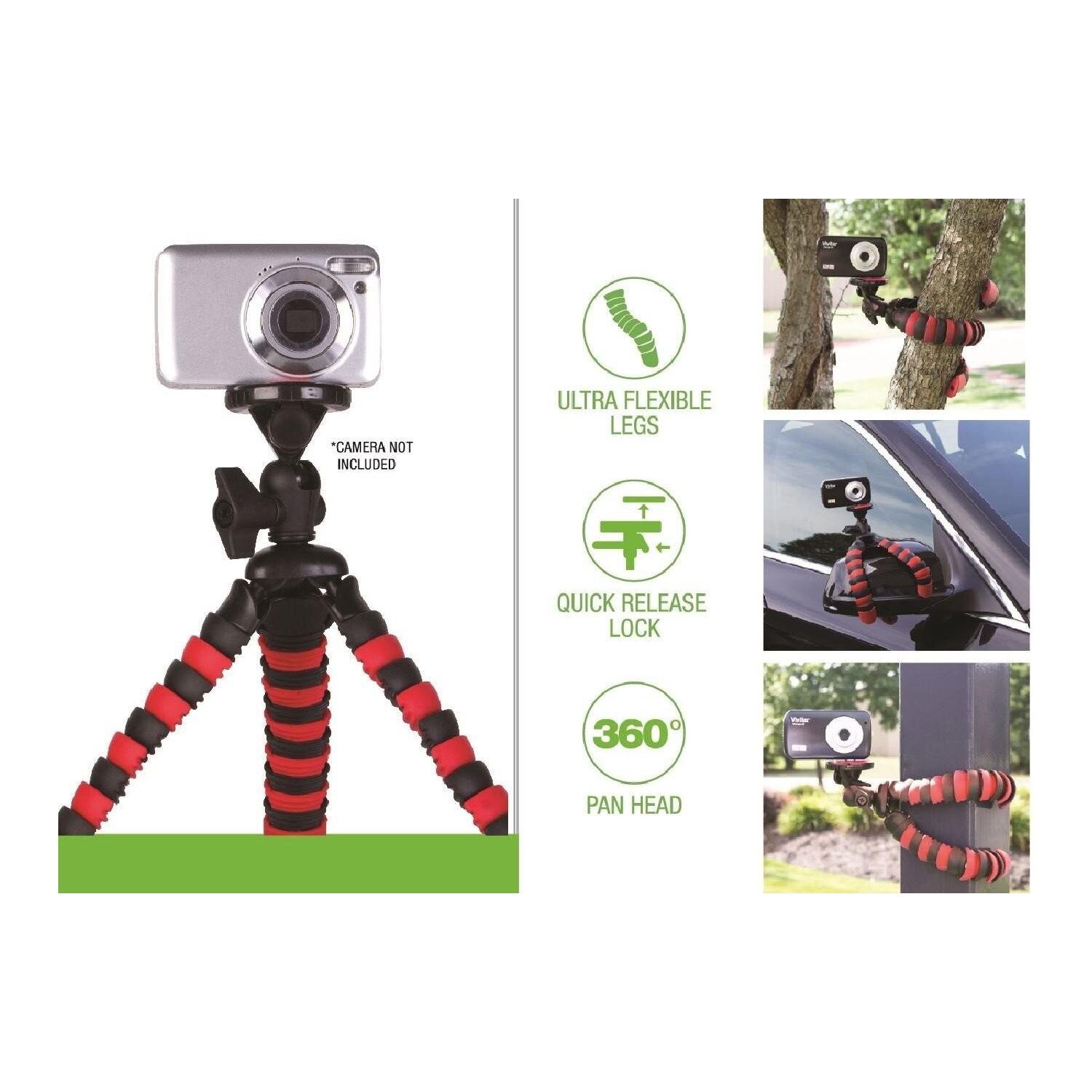 Docooler Zusammenklappbarer Z Flex Schwenkkopf Ständer, Halterung Für DSLR Kamera, Camcorder