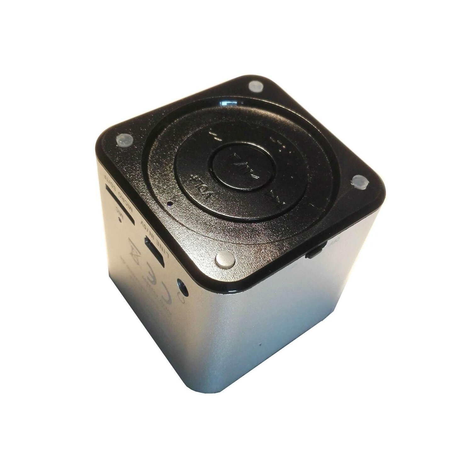 Mini Bluetooth Würfel Lautsprecher + Radio + Aux + Akku