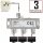 IEC Breitband Kabel Verteiler 3-fach TV Splitter DVB-T Kabelfernsehen DVB-C