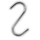 10 Stück S-Haken Fleischhaken Edelstahl Fleischerhaken klein 60mm x 3mm
