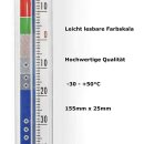 Profi Kühlraum Thermometer Skala -30 bis +50°C rund