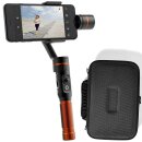 Eurosell Gimbal Smartphone Stativ 3 Achsen Schwebestativ Motor gesteuert Stabilisator Steadycam + App + Gesichtsverfolgung für iPhone Samsung Huawei