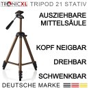 TronicXL Tripod 21W Stativ für Webcam zb Logitech C920 Brio 4K C925e C922x C922 C930e C930 C615 Kamera Microsoft