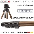 TronicXL Tripod 21W Stativ für Webcam zb Logitech C920 Brio 4K C925e C922x C922 C930e C930 C615 Kamera Microsoft