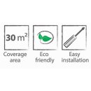 2 Stück Insektenvernichter ECO Insekten Abwehr Moskito Stechmücken Mücken Licht Falle UVA Lampe