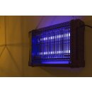 TronicXL 50m² Insekten Abwehr Profi Insektenvernichter elektrisch Mosquito Stopp Stechmücken Lichtfalle Licht Falle UV-A UVA mit Schalter + Auffangbehälter + Kette