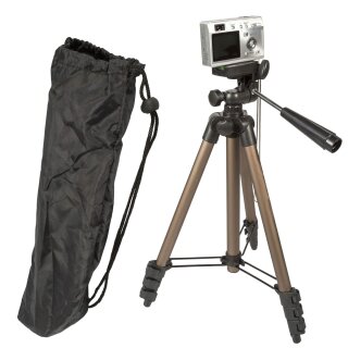 TronicXL Tripod 19 Universal Kamera Stativ 105cm + Tasche kompakt Wasserwaage Tripod19