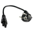 TronicXL IEC 320-C5 Stromkabel Netzkabel Kleeblatt Kaltgerätekabel 3 polig zb für Notebook Laptop Pc Monitor TFT (0,3 Meter)