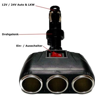 KFZ-Auto-Stecker Antennen,-Zigaretten-Stecker