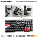 Maxorado Staubsauger Pc Aufsatz Set Mini Düsen für Computer Laptop Elektro 3D Drucker Auto Heizung dünn Reinigung