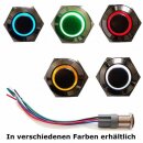 Eurosell Premium Klingelplatte Edelstahl Klingelschild beleuchtet + LED weiss + Kabel