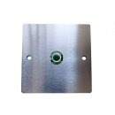 Eurosell Premium Klingelplatte Klingel Platte Schild + LED grün Beleuchtung + Kabel + Dübel + Schrauben