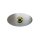 Eurosell Premium Klingelplatte Oval Türklingel + LED Klingeltaster gelb beleuchtet