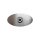 Eurosell Premium Klingelplatte Oval Türklingel + LED Klingeltaster weiss beleuchtet