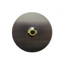 Eurosell Premium Edelstahl Klingelplatte Klingel Rund V2A  + Knopf LED gelb beleuchtet