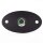 TronicXL Klingelschild Klingelplatte anthrazit mit Beleuchtung LED grün