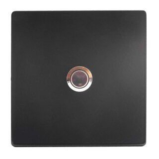 TronicXL Klingel Schild Klingelplatte Aluminium anthrazit Türklingel Taster …