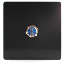 TronicXL Klingel Schild Klingelplatte Aluminium anthrazit Türklingel Taster …