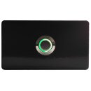 TronicXL Klingelplatte Metall Klingelschild anthrazit Türklingel beleuchtet …