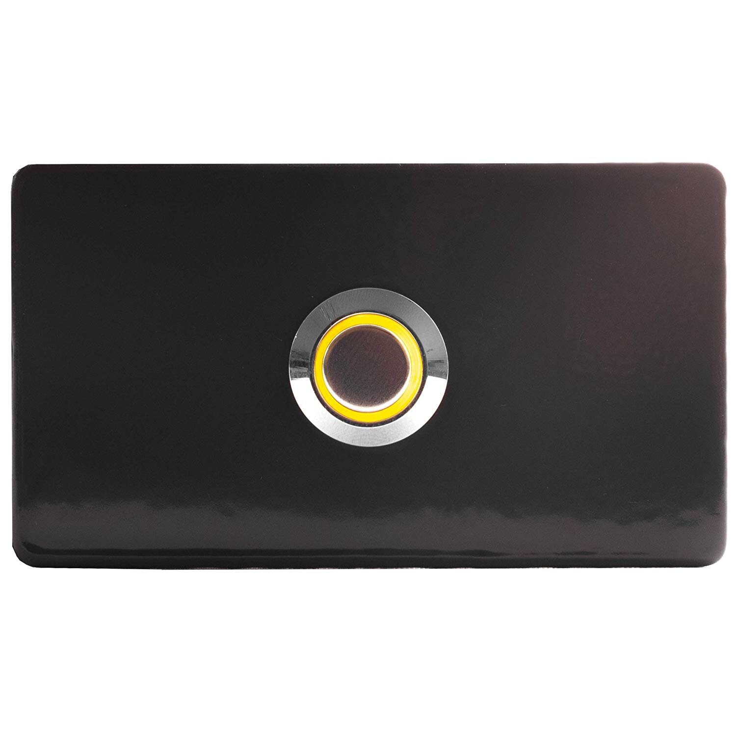 Türklingel Abdeckplatte Metall 8,2x2,5cm - Wetterfeste Lochabdeckung Für Türklingel