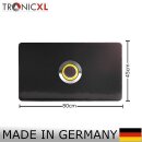 TronicXL Klingelplatte Metall Klingelschild anthrazit Türklingel beleuchtet …