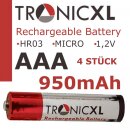 Highpower 950mah Wiederaufladbare Batterie Ersatz Akku...