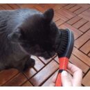 PlatinPet Tierhaarentferner Haustier Bürste Hundebürste Katzenbürste Fellpflege Zupfbürste Hund Katze