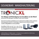 TronicXL Soundbar Wandhalterung Halterung zb. für Sonos Playbar Samsung Sony lg Bose