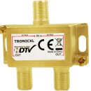 TronicXL Antennenverteiler  gold Highend SAT DVBT2 DVBC...