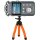 TronicXL Profi TRIPOD 13cm Stativ Flexibel Diktiergerät Audiorekorder Aufnahmegerät 1/4 Zoll zb kompatibel für Roland Philips Tascam Sony Olympus Zoom H4n Pro H5 H6 mobile Recorder H2n Halterung