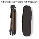 TronicXL Profi TRIPOD 21 Alu Stativ Diktiergerät Audiorekorder Aufnahmegerät 1/4 Zoll zb kompatibel für Roland Philips Tascam Sony Olympus Zoom H4n Pro H5 H6 mobile Recorder H2n Halterung