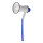 Megafon  |  10 W  |  250 m Reichweite  |  Eingebautes Mikrofon  |  Weiß/Blau