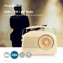 DAB+ Radio  |  5,4 W  |  UKW  |  Tragegriff  |  Beige
