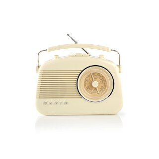 UKW-Radio  |  5,4 W  |  Bluetooth®  |  Tragegriff  |  Beige